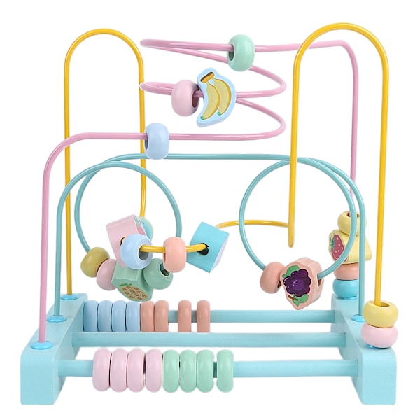 Labyrint med perler Abacus matematik legetøj Puslespil tidlig læring Pædagogisk legetøj Labyrint med perler