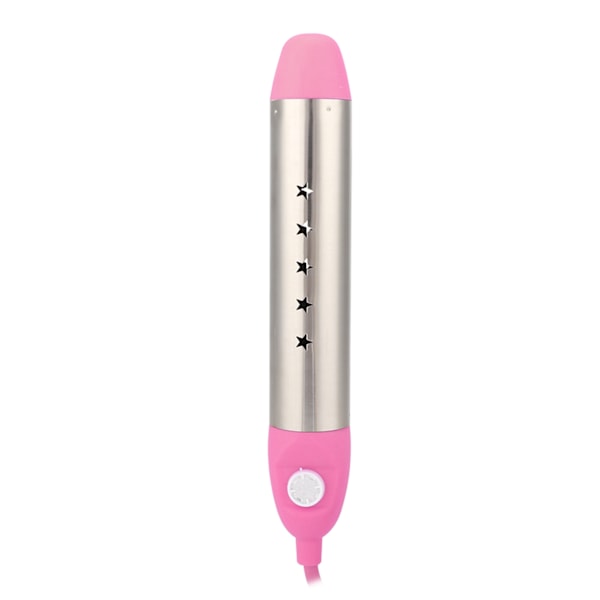 Rustfrit stål vandvarmer Opvarmningsstav Automatisk slutafstængning Vandkedel AU-stik 220V(2500W 1,5m Rosa)