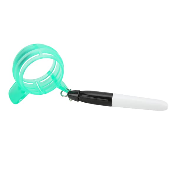 360° Golf Ball Line Marker Plastic Golf Three-Line Drawing Device for General Purpose Green