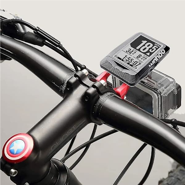 Wahoo Mount, frontmontert kombinasjonssykkelfeste Kompatibel med Wahoo Elemnt, Wahoo Elemnt Bolt, Wahoo Elemnt Mini og kamera (Wahoo Mount)[LD]