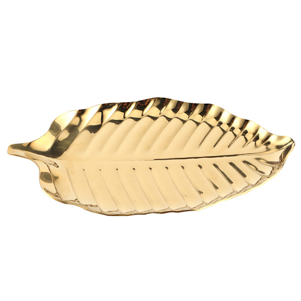 Nordisk stil Lövformat halsband Smycken Display Fack Förvaringsorganisatör Dekorativ rekvisita