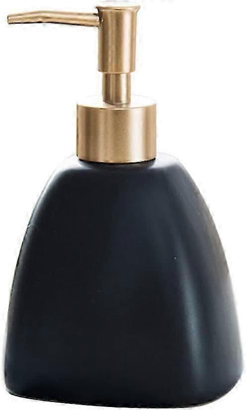 【LD】Såpedispenser Trekant Keramikk Svart 430ML