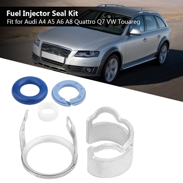 Bränsleinsprutare tätningssats O-ring för Audi A4 A5 A6 A8 Q7 VW Touareg 06E998907G
