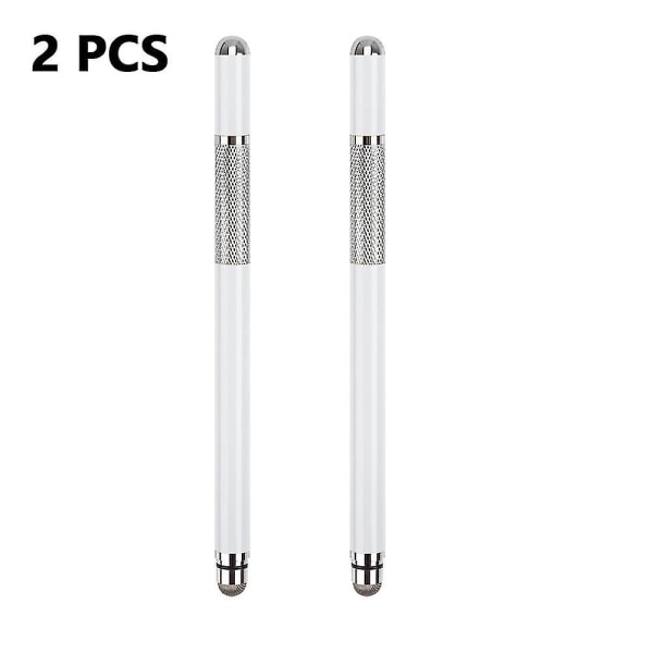 Stylus-pennor för pekskärmar, Stylus-pennor Kapacitiv pekpenna med hög precision för Ipad Iphone Tabletter Universal pekskärmsenheter White