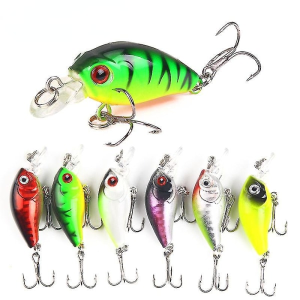 Lure Abs Plastic Lure 4,5 cm/3,8 g Crossbill Bass Lure Simulering Fake Lure Set