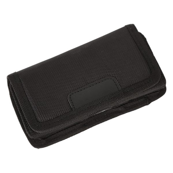 Nylon telefonbältesficka Mobiltelefon bälteshållare Fodral med bältesklämma Svart för IPhone 14 Pro 14 13 Mini för Samsung Galaxy S23