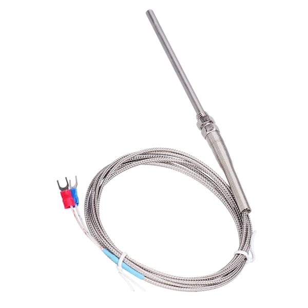 K Typ Temp Termoelement Temperatursensor Termisk sond Rostfritt stål 0~600℃ WRNT‑187Vanlig typ 2 Meter