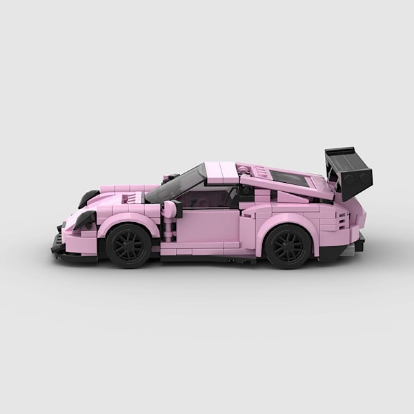 374-osainen superkilpa-autojen rakennuspalikkasetti