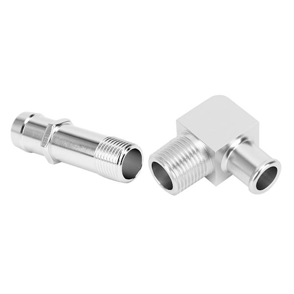 Lämmittimen letkuliitin 3/4 tuuman vesipumppu 5/8 tuumaa 90 astetta 9514X Korvaava sopii Chevy SBC V8 -moottoreihin