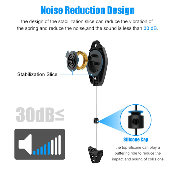 6 stk VR-kabelhåndtering for Quest 2 for Rift S for Valve Index for HTC Vive for HP Reverb G2 for PSVR Link-kabel