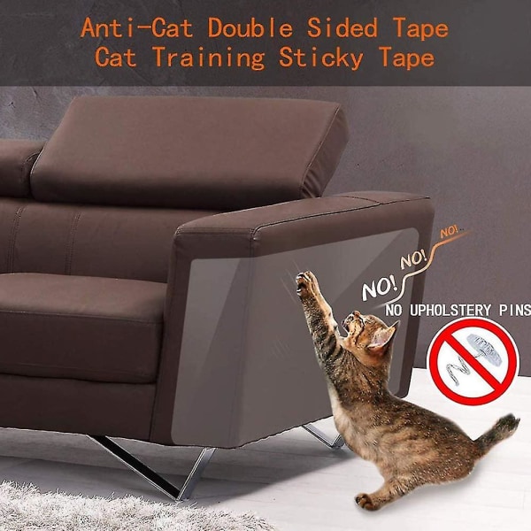 Sofamøbelbeskytter Katteskrabepuder, afskrækkende mod ridser til katte
