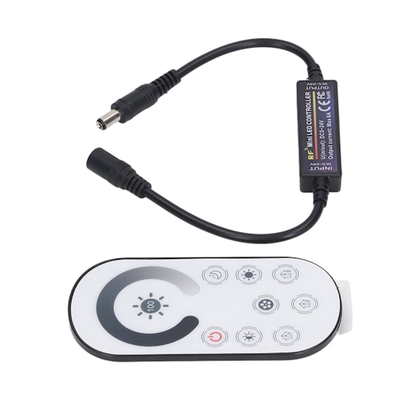 RF Full Touch Dimmer Trådlös konstant spänning LED Controller Mini Induktion Light Bar Controller DC 5‑24V