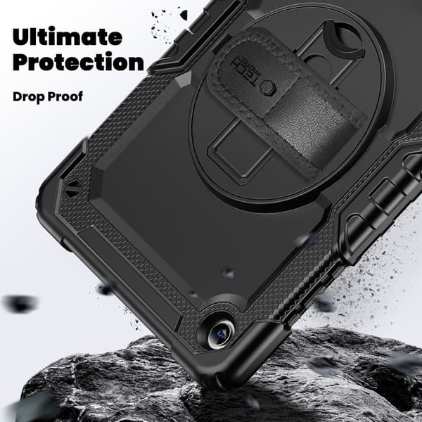 Tech-Protect Galaxy Tab A11 Plus / A9 Plus Deksel 360 Solid Svart 470