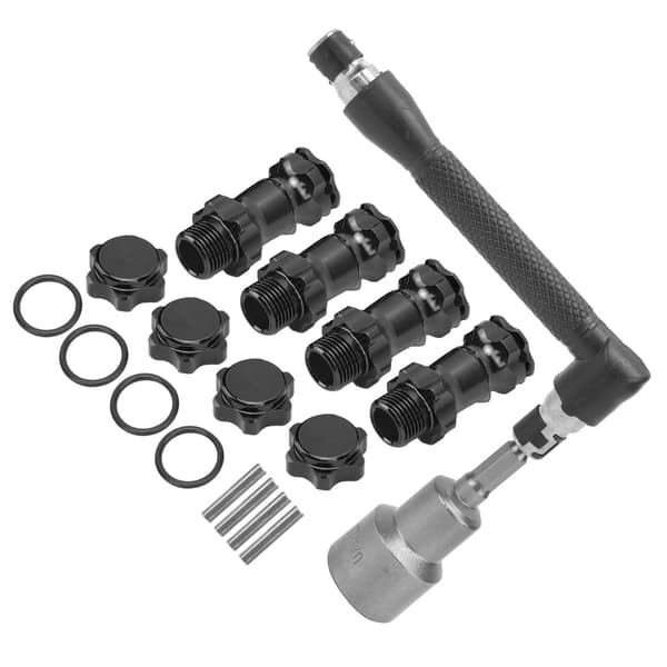 17mm Hex Adapter til 1/8 RC Controller Bil Forlængelse til 29mm 17mm Sokkel Nøglesæt Sort