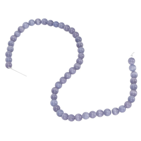 Natursten Spacer Beads DIY Steinperler Tilbehør for Halskjede Armbånd Smykker CraftLight Lilla