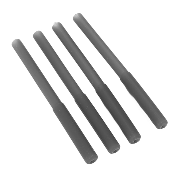 4 stk Spider Stove Benbeskyttelse Udendørs Kogeplade Silikonhylstre Antislip Fleksibel Benbeskyttelse til SOTO 310 Spider Stove Sort