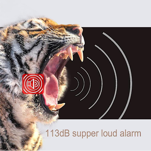 Trådløs sykkelalarm med 113db super høy lyd og vanntett design