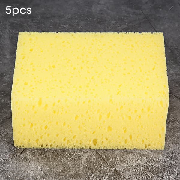 Square Handheld Non-slip Sponge Washing Tool for Car Motorcycle (5 Pcs)