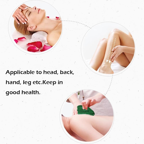 Gua Sha Face Sculpting Tool Gua Sha Stone Gua Sha Ansiktsverktyg för Face Finger Body