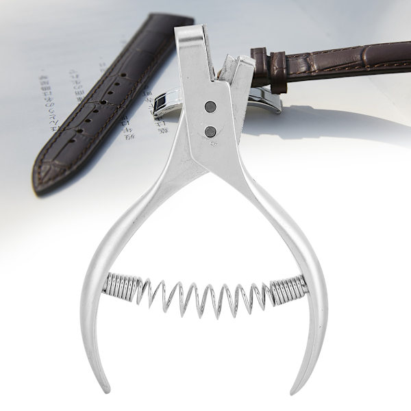 Läderrem Skärande Tång Läderurband Notching Plier Klocka Reparationsverktyg