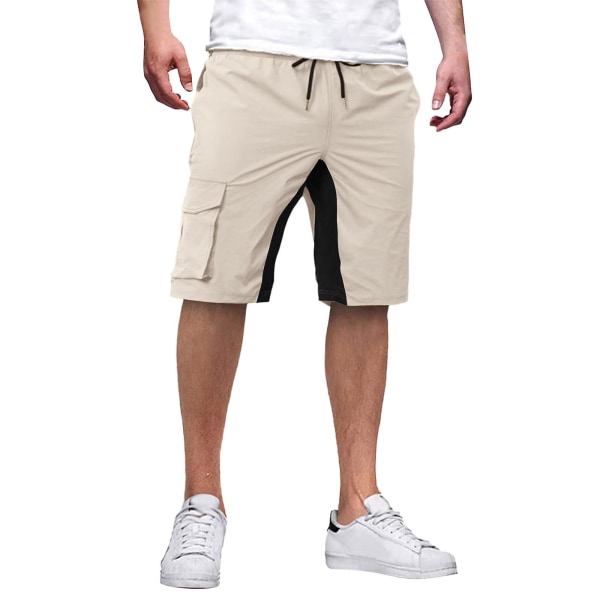 Casual shorts för män benvit L