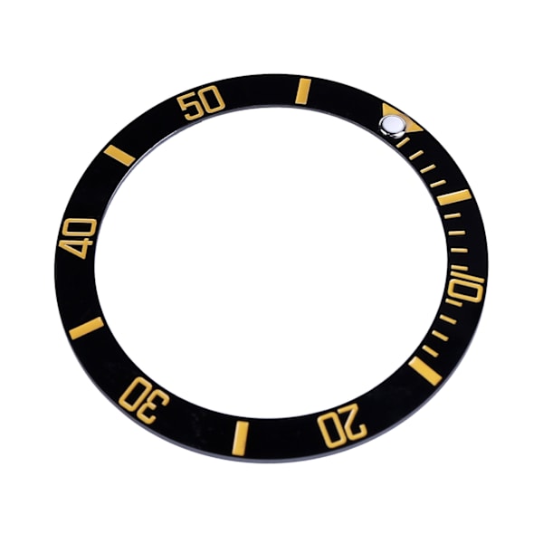 Ny keramisk klocka Armbandsur Bezel Insert Loop Ersättningsdelar (guld)