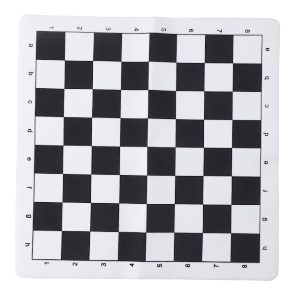 Schackbräde Endast schackbräde PU Portable Soft Standard 35x35cm för resor utomhuscamping