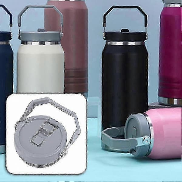 Läckagesäkert sugrörslock för Stanley 20oz 30oz mugglock Grey 1pc