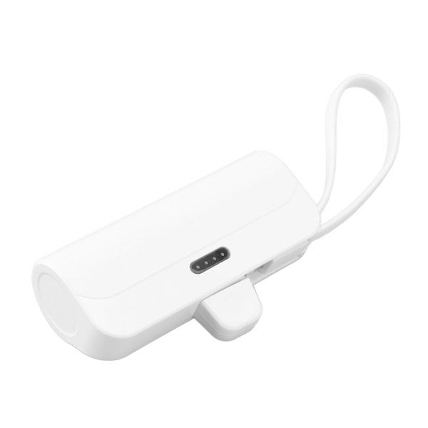 Mini Bärbar laddare Multifunktion Inbyggd kabel för IOS Interface Typ C 2 i 1 Mini USB C Power Bank för nödsituationer