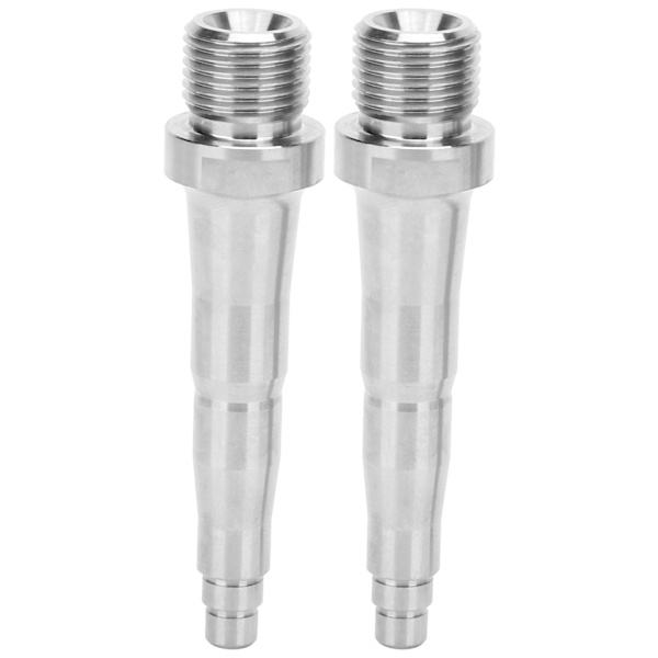 Pyöränpolkimen akselit Ti-seoksesta, polkimen akselin vaihto SpeedPlay 76 mm / 3,0 tuuman polkimille