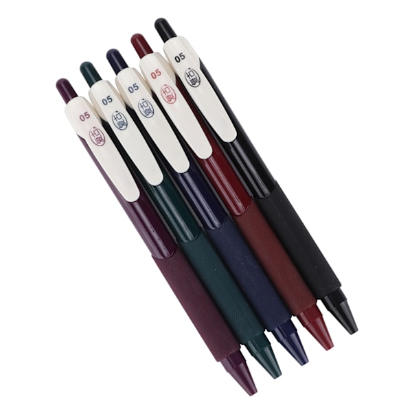 5 st Gelpennor Set 5 Färger Retro Färg Skiss Gelpenna Set för Skrivning Kalligrafi Målning