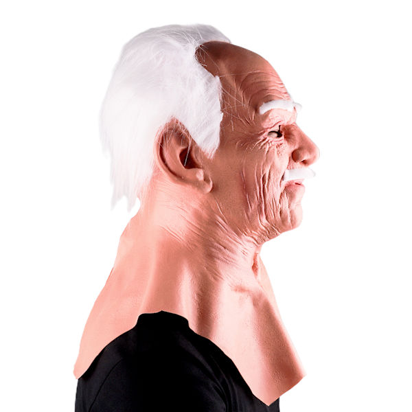 Halloween Latex Vanhan Miehen Kasvomaski Vanha Mies Päällysvaatteet Maskaradi Halloween Päällysvaatteet Rekvisiitta