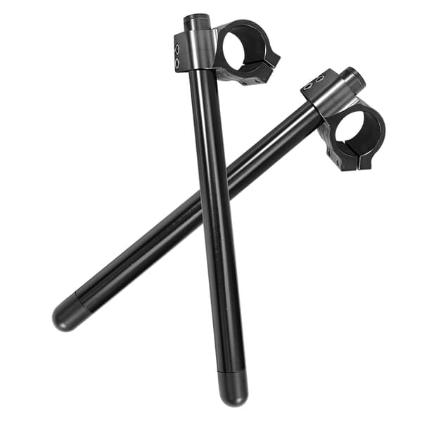 43mm Universal Motorcycle Clip On Handlebar Fork Aluminum Separate Handle Set (Black)