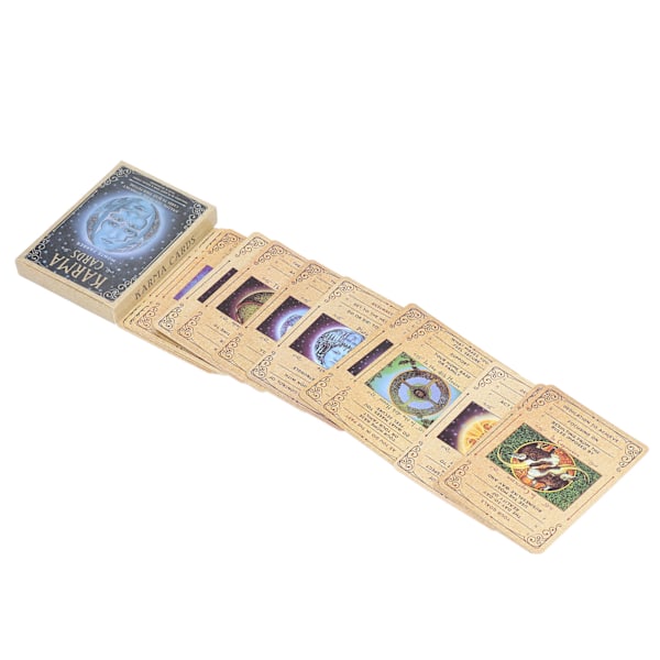 Tarot Deck Portable 36 Komplette Skæbne Divination Tarot Læsekort Deck til Begyndere til Spil