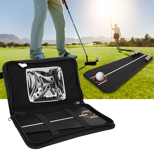 Golf-puttauslaitteiden kohdistusharjoitteluapu Swing-harjoitteluvarusteet linjalla sisä- ja ulkokäyttöön