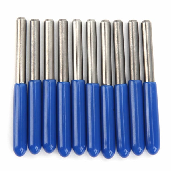 10 kpl 3,175 mm volframikarbiditerä, puun kaiverrus ja kaiverrus 30° X 0,1 mm