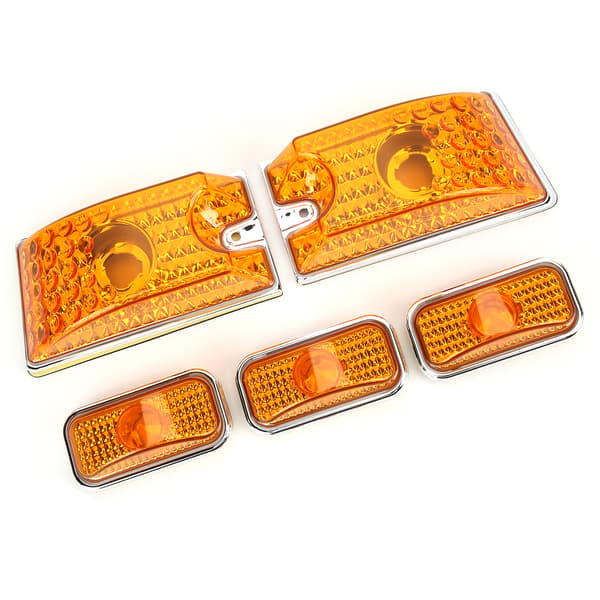 Gul lins LED-lampe biltakslysbeskyttelse til Hummer H2 SUT 2005-2009