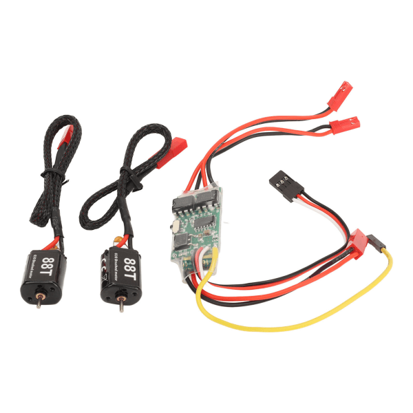 10A Borstad ESC Effektiv dobbelt dobbeltrettet 88T elektrisk hastighedsregulator til RC modelbåd tank