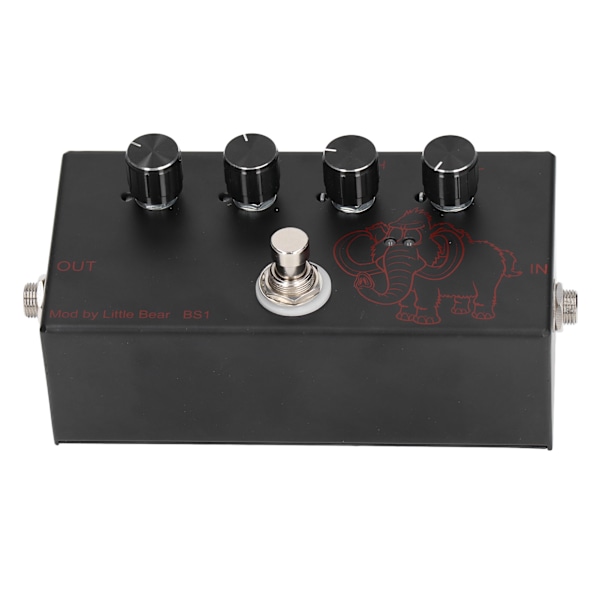 Gitarreffektpedal Bypass-funktion Stabil Kraftfull prestanda för bas, elgitarr DC9‑12V