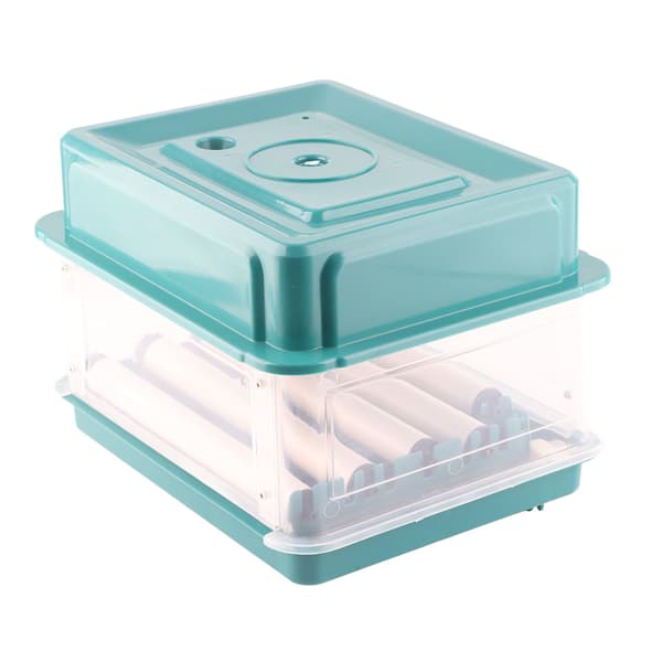 Egg Incubators Automatic Adjustable Tray Incubator Household Egg Turner for Hatching US Plug 110V 12 Eggs