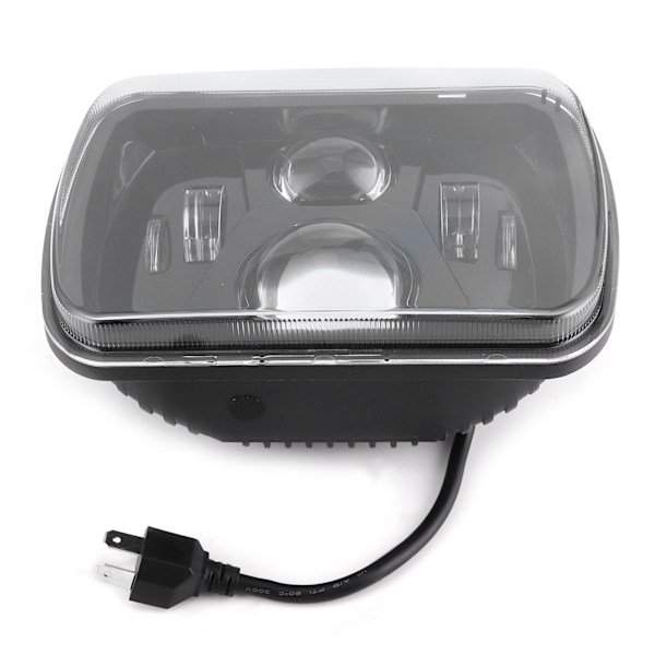 H4 7 tommer LED firkantet forlygte Høj lysstyrke 12‑24V Forlygte Passer til Wrangler YJ