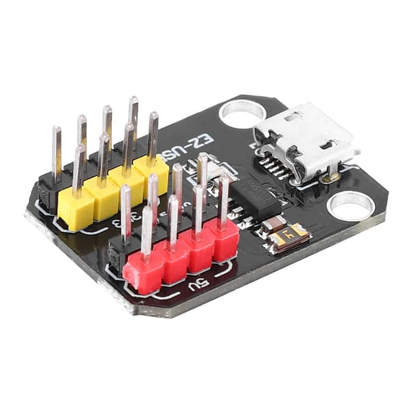 2 stk. USB Strømforsyningsmodul Micro USB-grensesnitt 3,3V/5V 1117 Regulatorbrikke