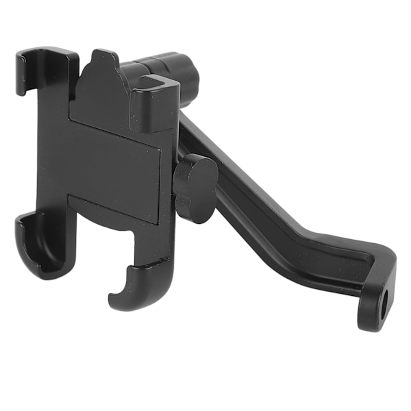 Sykkeltelefonholder 360 Grader Roterbar Svart Aluminium Legering Bakspeilmontert Telefonfeste for Sykkel Motorsykkel