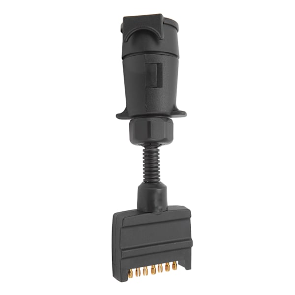 Trailer Adapter Stik 7 PIN Rund hun til flad han Nem at bruge ledningskontakt til campingvogn båd