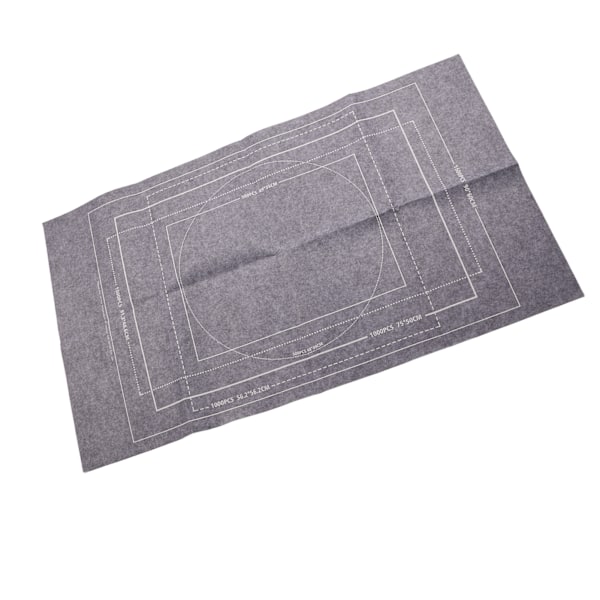 Puslespill Matte Lekmatte Roll Up Puslespill Oppbevaring Filtmatte Puslespill Filt Grå