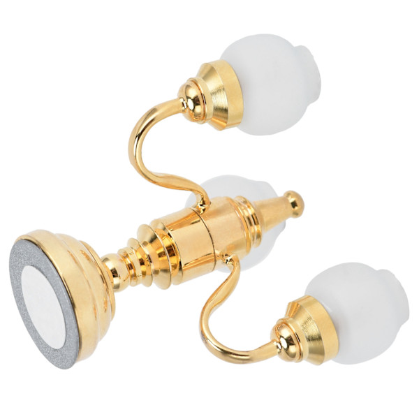 1:12 Dukkehustaklampe Miniatyr Utsøkt Elegant LED-taklysdekorasjon