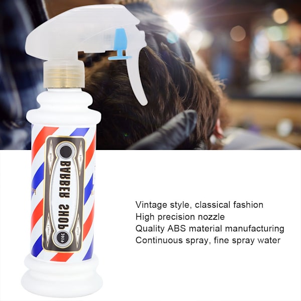 Frisørsprayflaske Salong Frisørsalong Hårstyling Vann Sprayflaske 150 ml Hvit