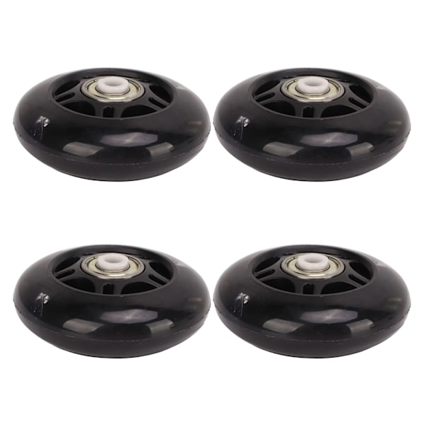 4 ST Inline Skate Flash Wheel Rulleskøjter PU-hjul Erstatningshjul 69mm