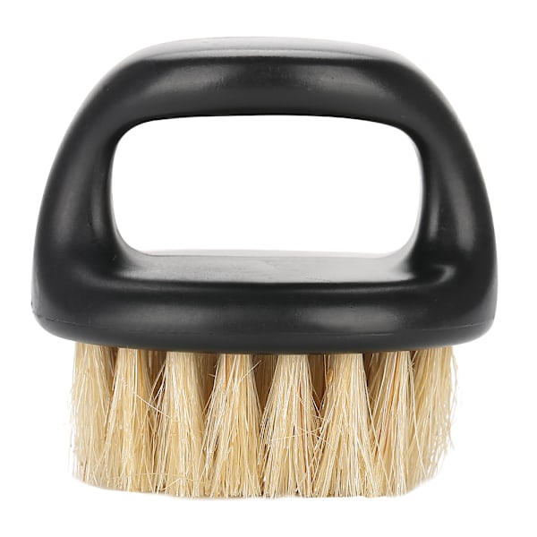 Borstborste för skäggvård Styling Skäggvård Skäggformverktyg Svart handtag & vitt hår