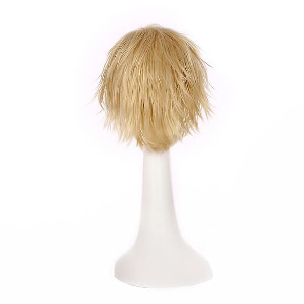 Anime Cosplay Peruukki Lyhyt Suora Peruukki Blond